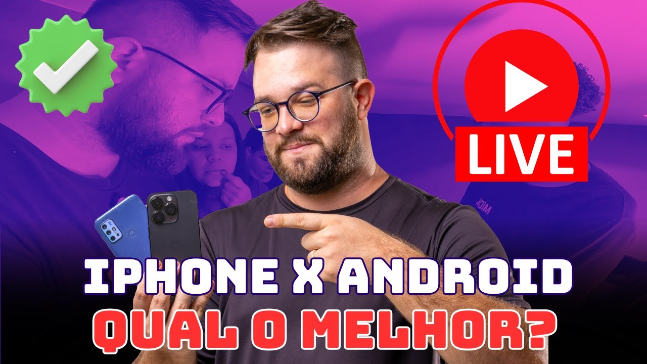 IPHONE X ANDROID para Live? | Igreja em Cristo Somos Fortes com #ThiSouzaAudiovisual