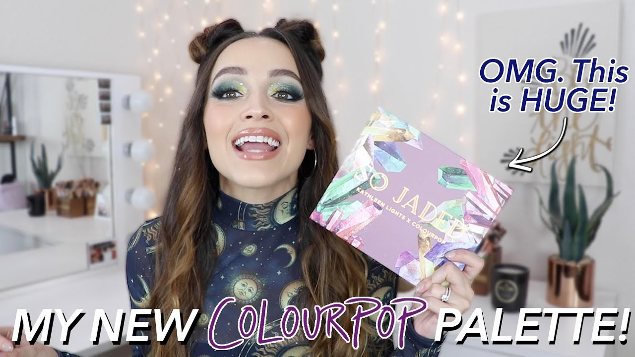 WOAH! MY FIRST MEGA PALETTE WITH COLOURPOP! diz is crazy!