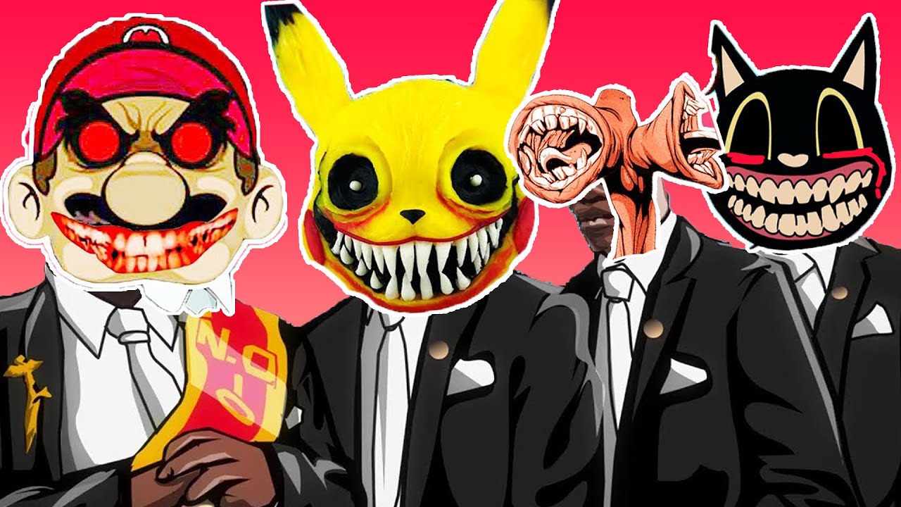 Siren Head.EXE & Cars.EXE & Cartoon Cat.EXE  & Super Mario.EXE - Coffin Dance Astronomia (COVER)