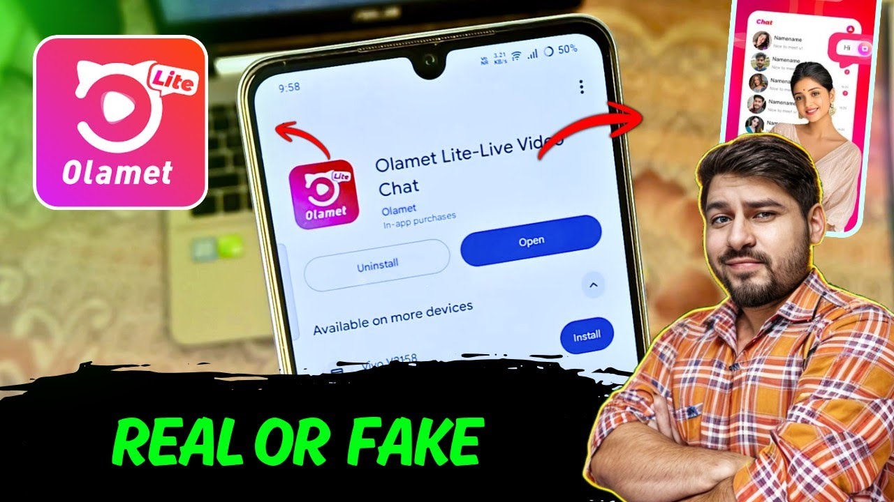 Olamet : Video Chat App Real or Fake🤥Olamet Video Chat App Review | Olamet Video Chat video call App