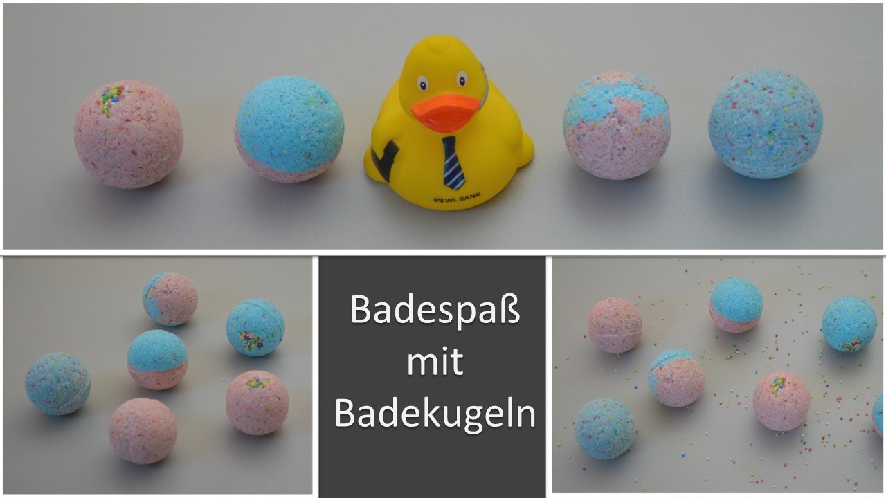 Badespaß mit Badekugeln, Badekugeln basteln mit Kinder