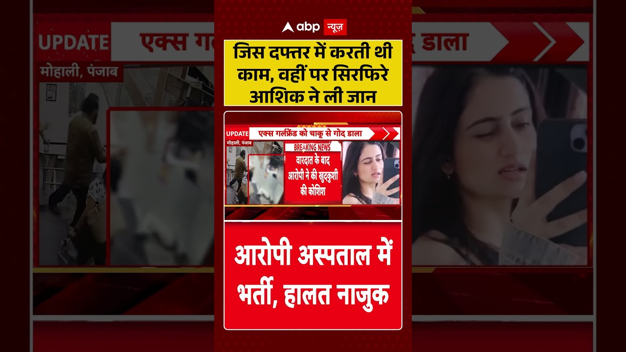 Viral CCTV : जिस दफ्तर में करती थी काम, वहीं पर सिरफिरे आशिक ने ली जान | #OneSidedLove #Crime