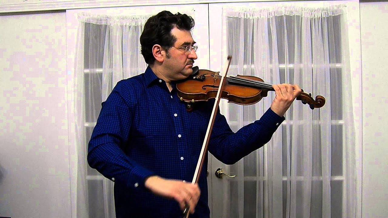 Oscar Rieding - Violin Concerto in B minor 1st movement Allegro Moderato Op.35  in Practice Tempo