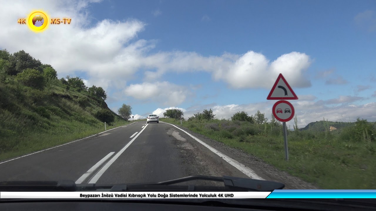 Beypazarı İnözü Vadisi Kıbrısçık Yolu Doğa Sistemlerinde Yolculuk 4K UHD