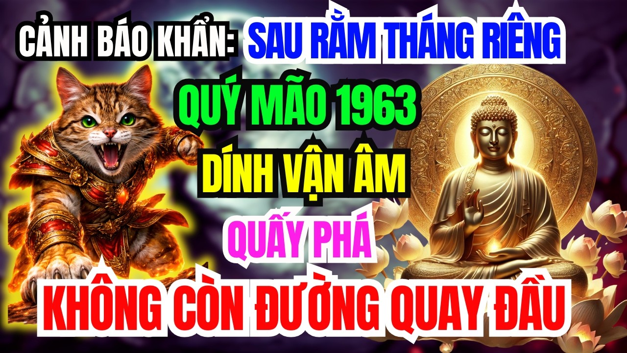 Cảnh Báo Gấp: Quý Mão 1963 Sau Rằm Tháng Giêng Dính Vận Âm Phá Lộc, Trả Giá Không Lối Thoát