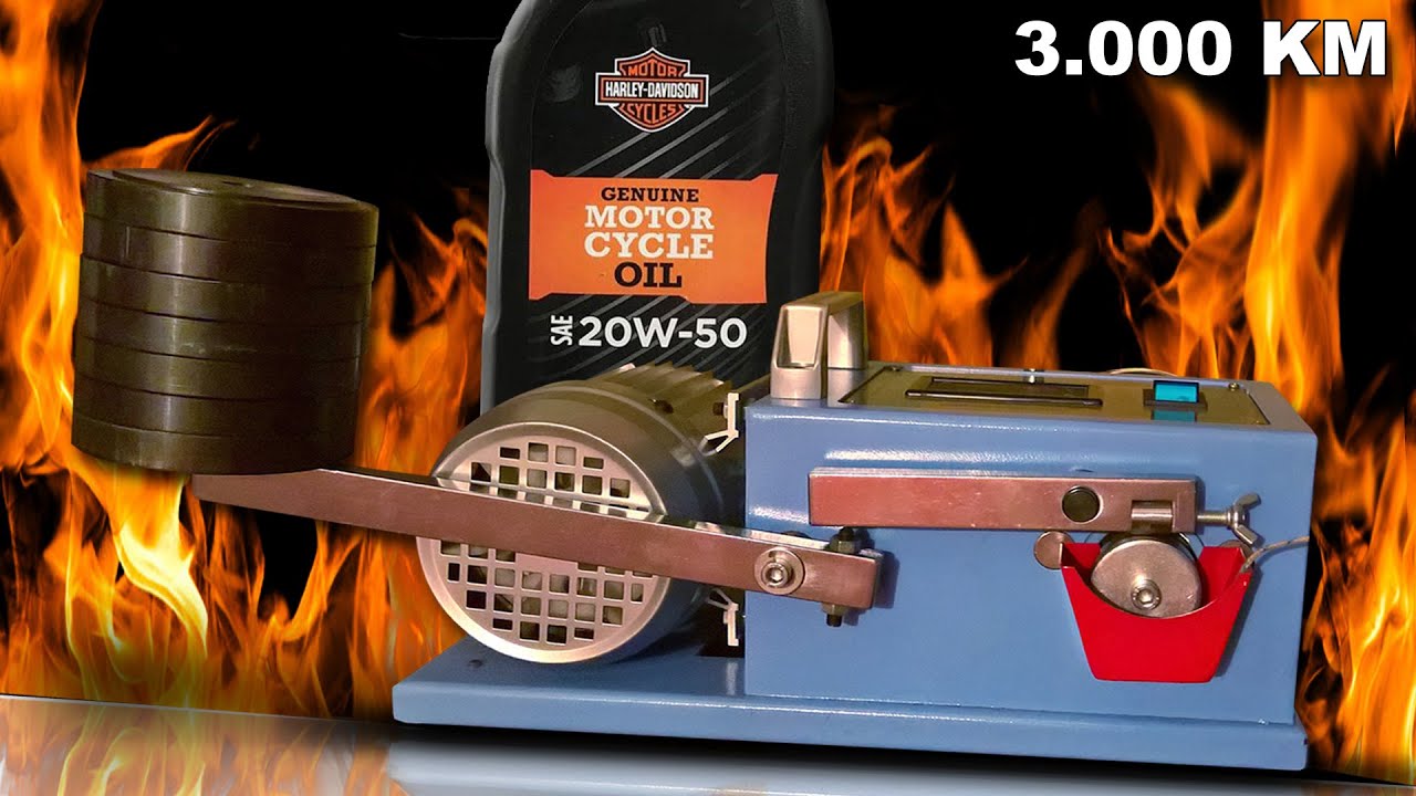 Harley Davidson 20W50 - mileage: 3000km Engine Oil Test 100°C Piotr Tester