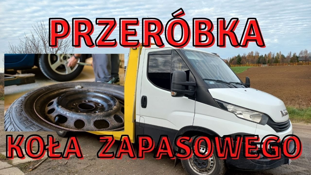 #41 Moto-Sherlock- Przeróbka mocowania koła zapasowego Iveco Daily Laweta Pomoc Drogowa GDynia Sopot