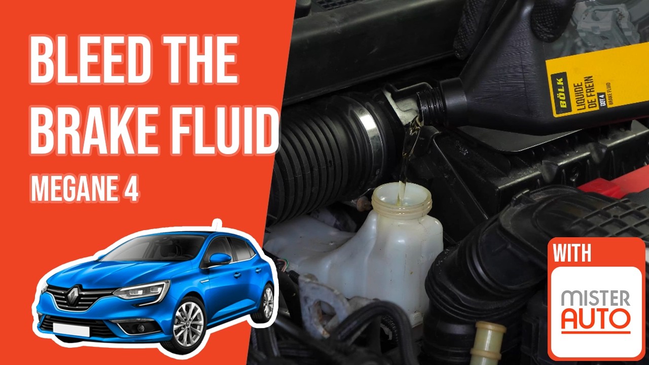 How to bleed the brake fluid Megane m4 🚗