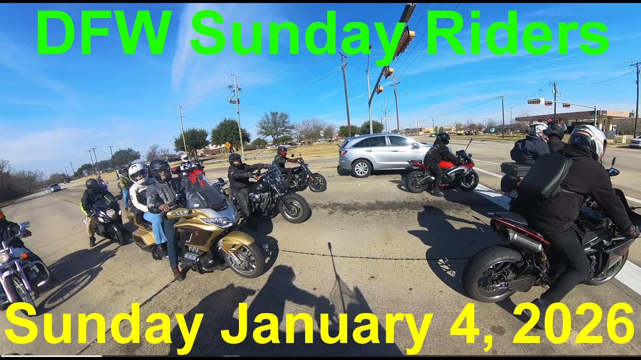 DFW Sunday Riders 1-4-2026