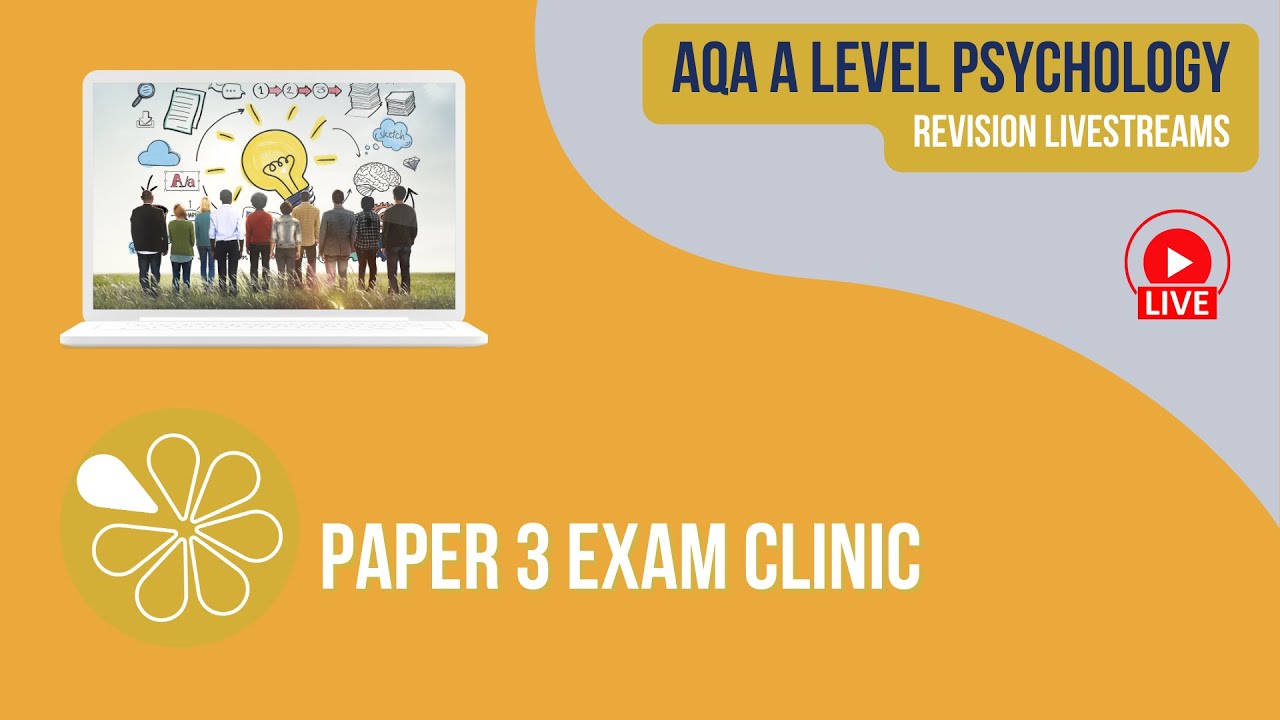 AQA A Level Psychology  | Live Revision | Paper 3 Exam Clinic