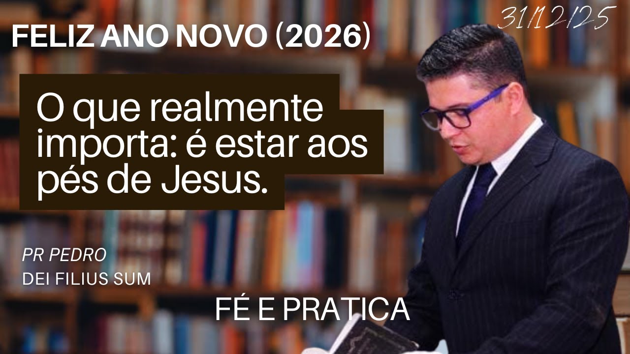 O que realmente importa é estar aos pés de Jesus