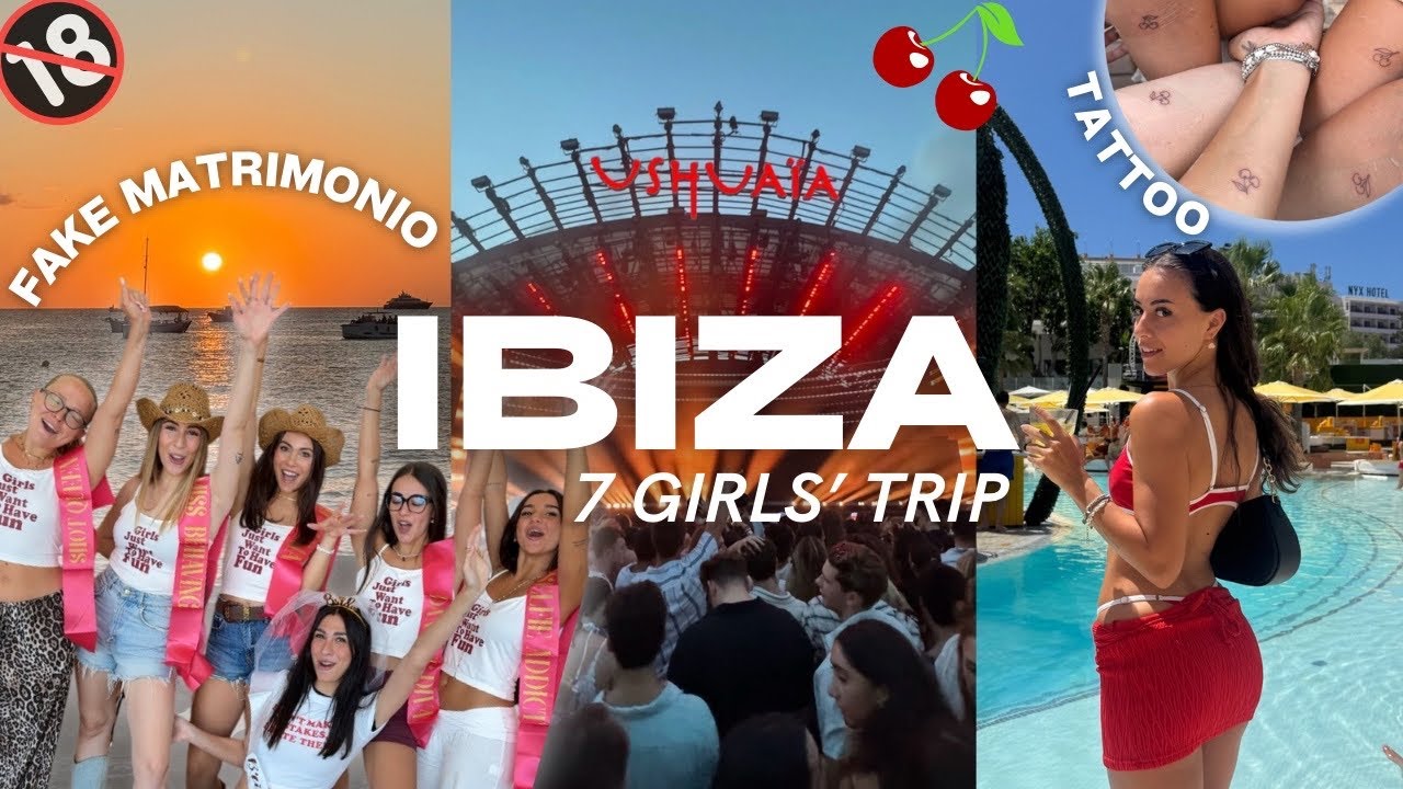 7 RAGAZZE A IBIZA, MAMMA NON GUARDARE QUESTO VIDEO🍒🫣- Tatuaggi, denunce, un finto matrimonio & more…