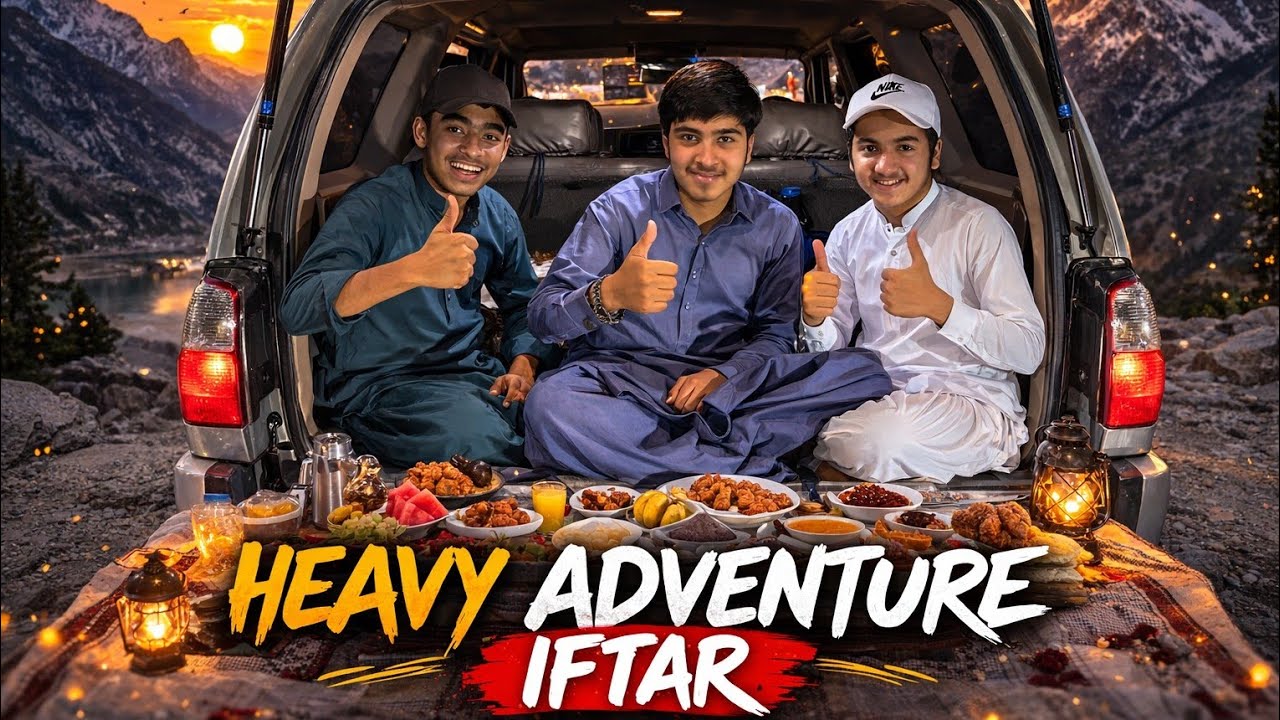 Aj to trunk me IFTAR Karlia 🤩 | dangerous adventure #Iftar #streetfood #MuzammilSajid