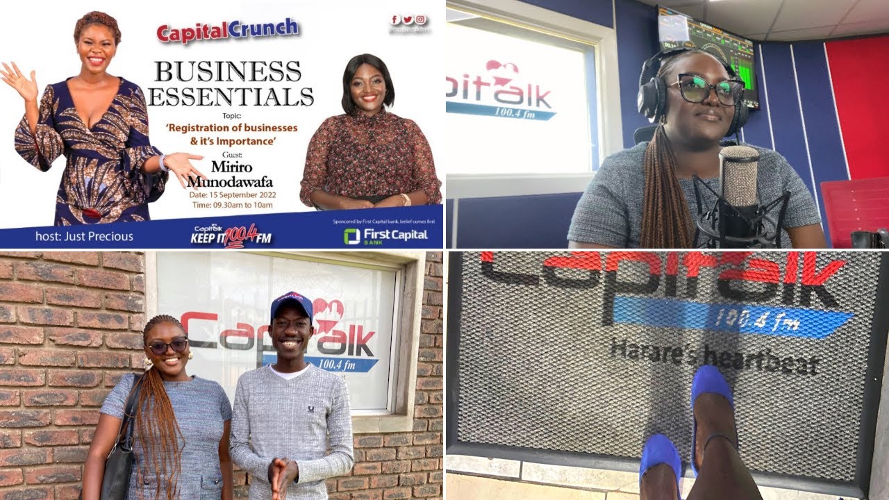 MY ZIMBABWEAN NATIONAL RADIO DEBUT! REGISTRATION OF BUSINESSES & ITS IMPORTANCE @Capitalk1004FM