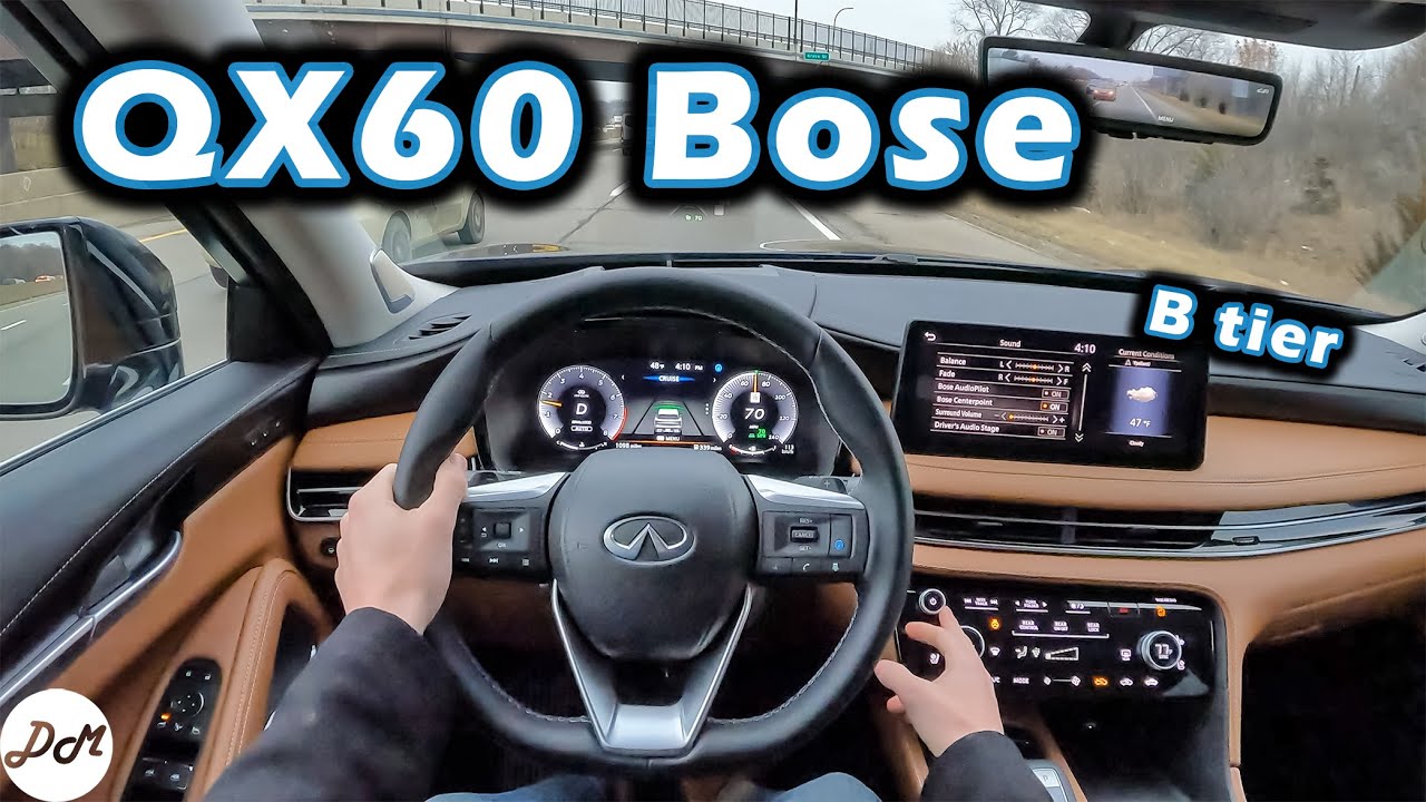 Infiniti QX60 2023 года – обзор аудиосистемы Bose Performance Series с 17 динамиками