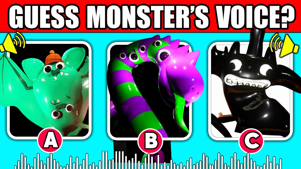 Guess the MONSTER'S VOICE #10 | GARTEN OF BANBAN 4 | PATCHED WILLY, GENRY SPIKE, ARGUS