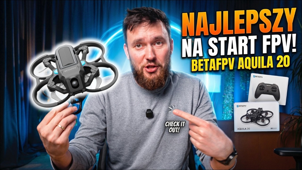 NAJLEPSZY GOTOWY ZESTAW DO LATANIA DRONEM FPV NA START BetaFPV Aquila 20 HD #betafpv
