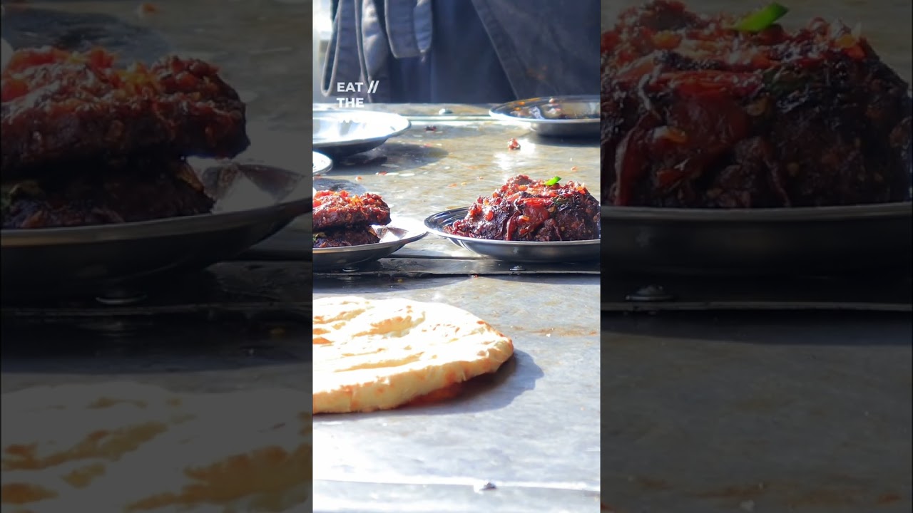 Afghan Chapli Kebab Sizzling on Open Grills | EAT // THE WORLD