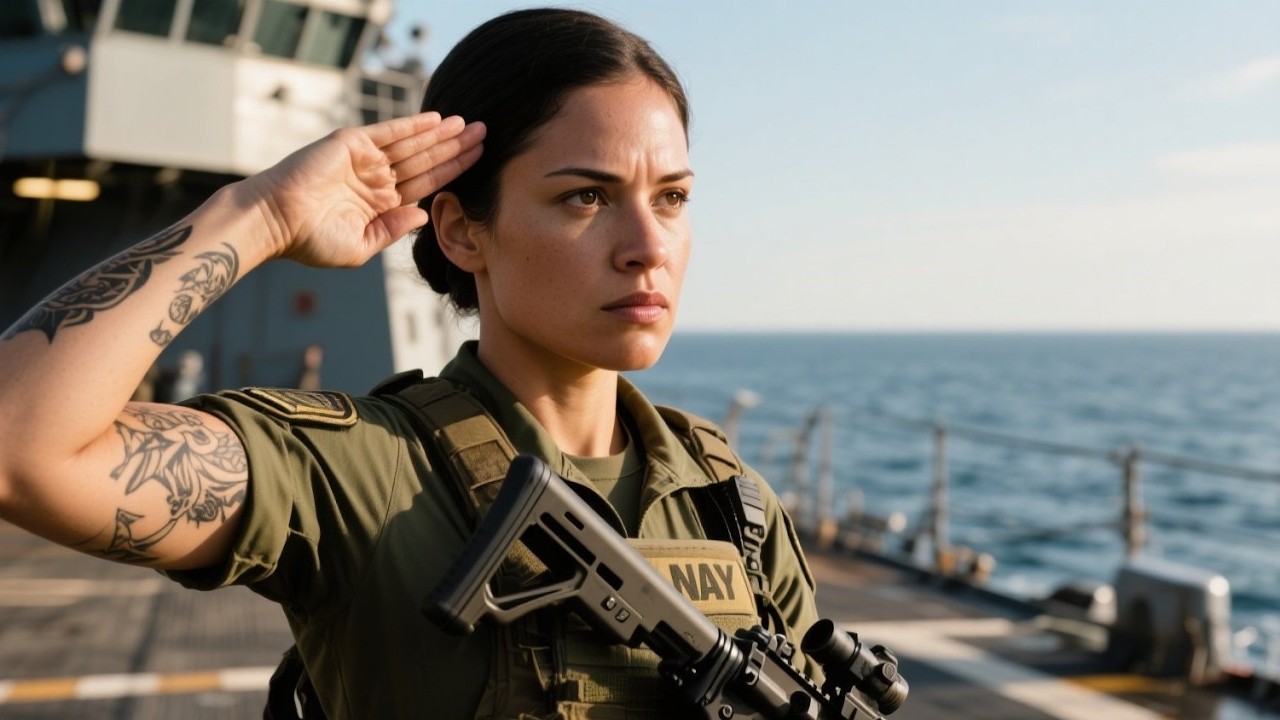 They Laughed at Her Tattoo — Until the SEAL Commander Saluted Without a Word | Emotional Stories