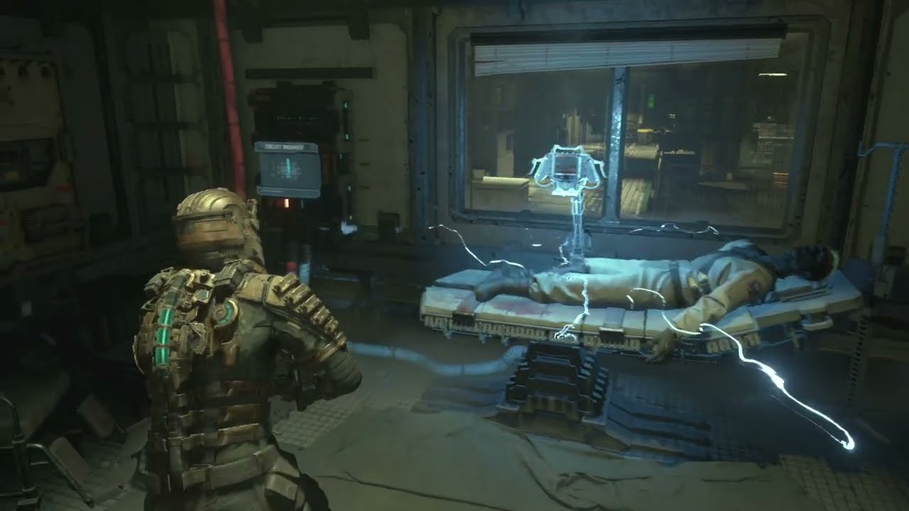 Dead Space Remake - Chapter 2 Intensive Care: Find A Shock Pad: Circuit Breaker Choice, Hammond Chat