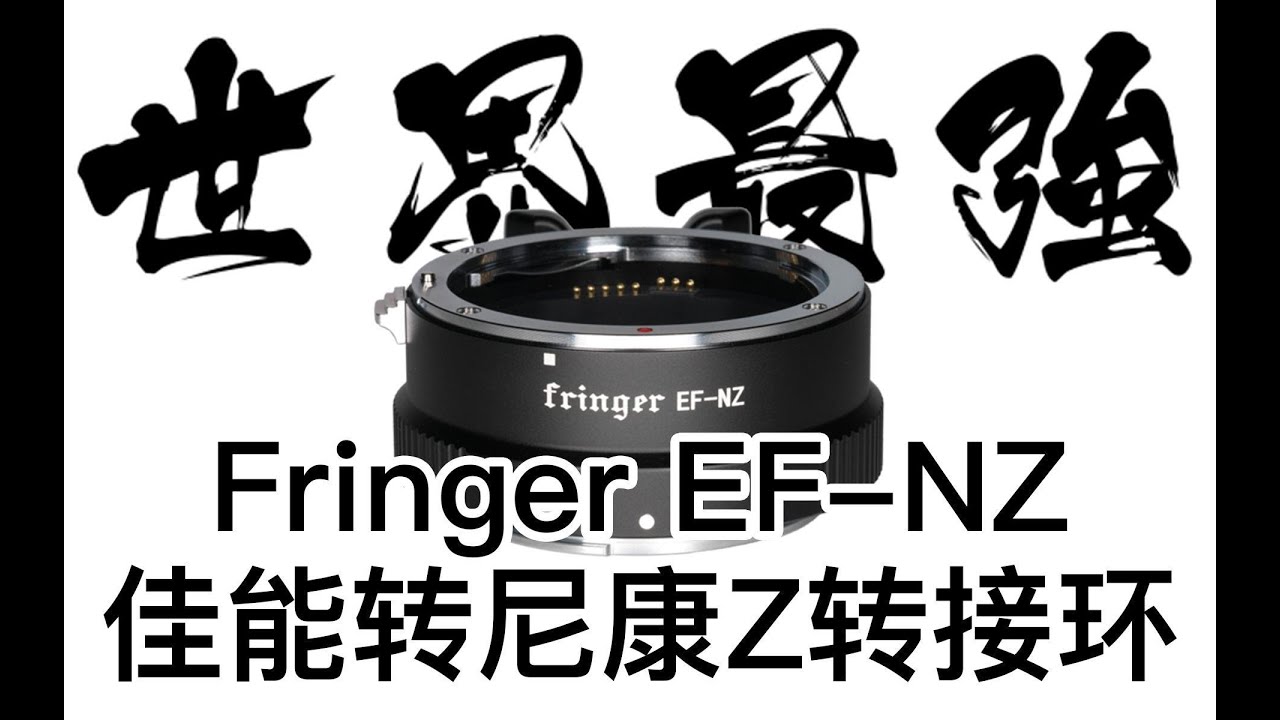 【布瞎BB】转接比原生还好？世界性能最强佳能EF单反镜头转尼康微单Z转接环 Fringer EF-NZ（ft. Z 6、Z 50）