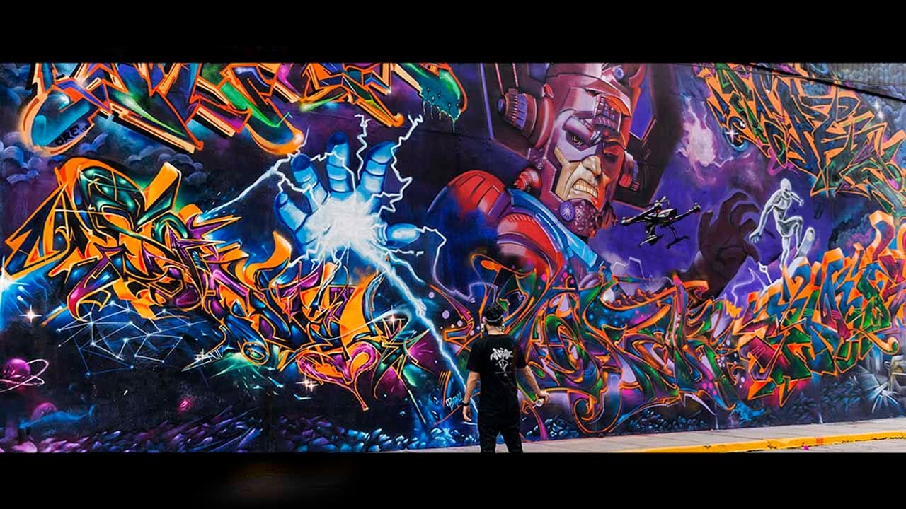 Galactus Graffiti Perú - N2S Crew