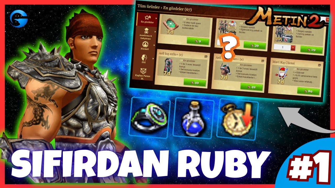 SIFIRDAN RUBY LUCİFER BAŞLADIK l SAVAŞ&Ccedil;I SERİSİ l 1.B&Ouml;L&Uuml;M l Metin2TR Lucifer #1