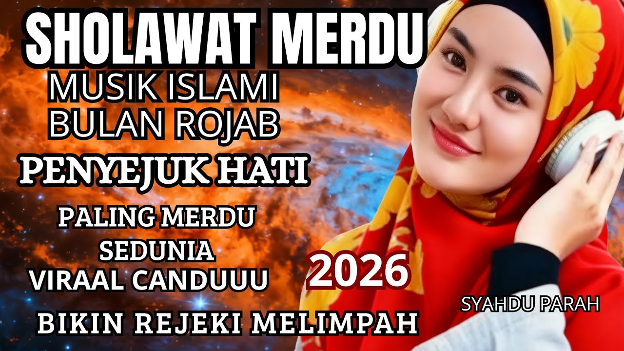 SHOLAWAT MERDU ‼️ KOLEKSI TERMAHALL BULAN ROJAB VIRAL 2026 ❤️PENYEJUK HATI MUSIK ISLAMI YANG DICARI 