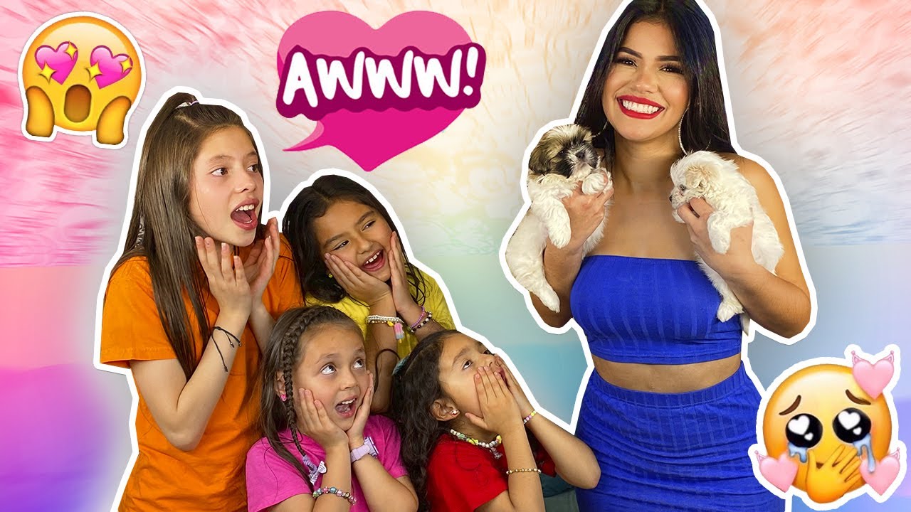 MIS HERMANITAS de YOLO AVENTURAS CONOCEN a los PERRITOS BEBÉS!