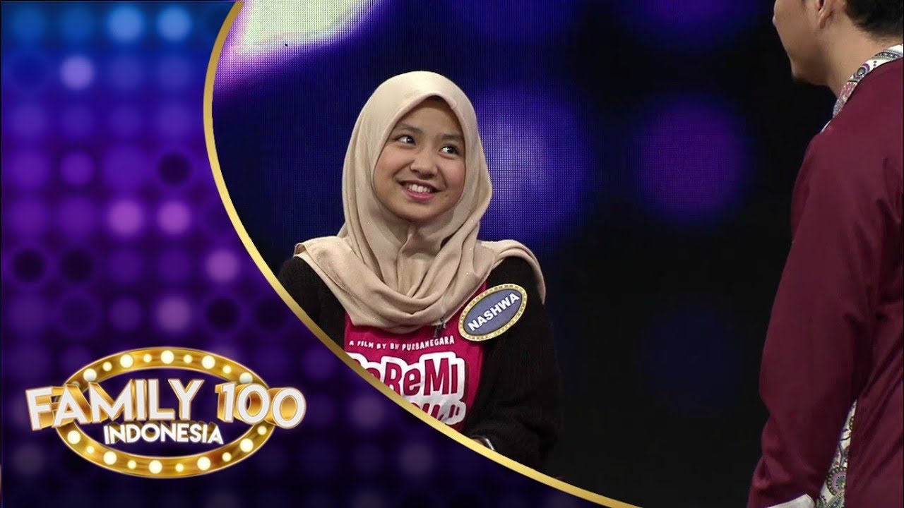 Menurut Nashwa, produk apa yang biasa di promosikan selebgram? - PART 1 - Family 100 Indonesia 2019