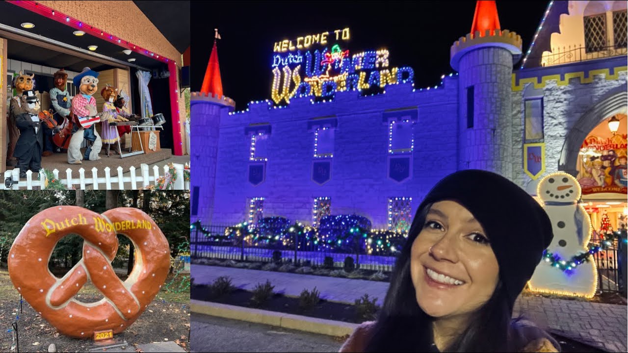 Dutch WINTER Wonderland 2021 - OPENING night! Holiday lights, rides, food, and more!