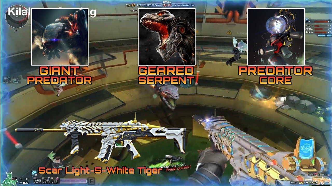 Scar Light-S-White Tiger | Thunder Tower (HARD) Gameplay | Crossfire Philippines