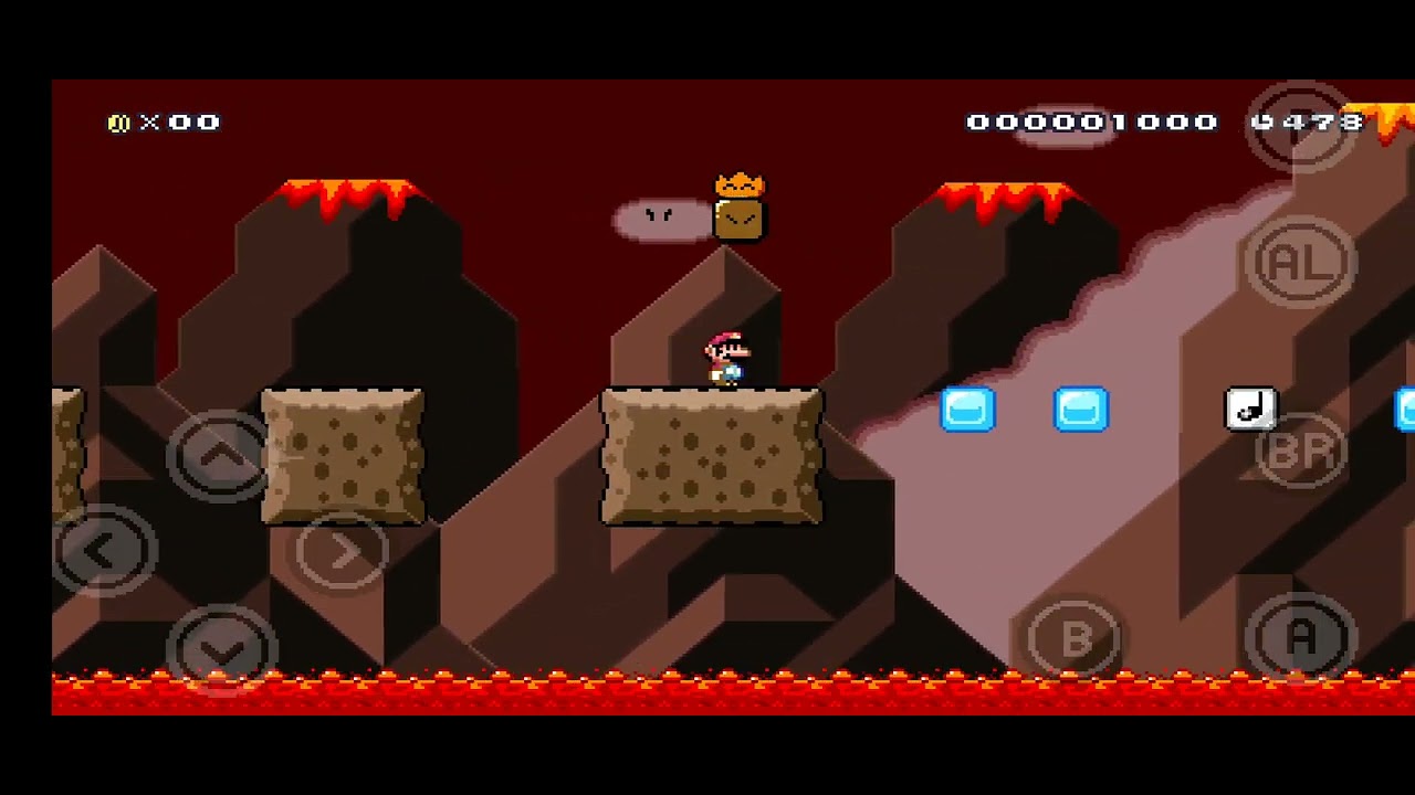 playing Super mario maker world engine