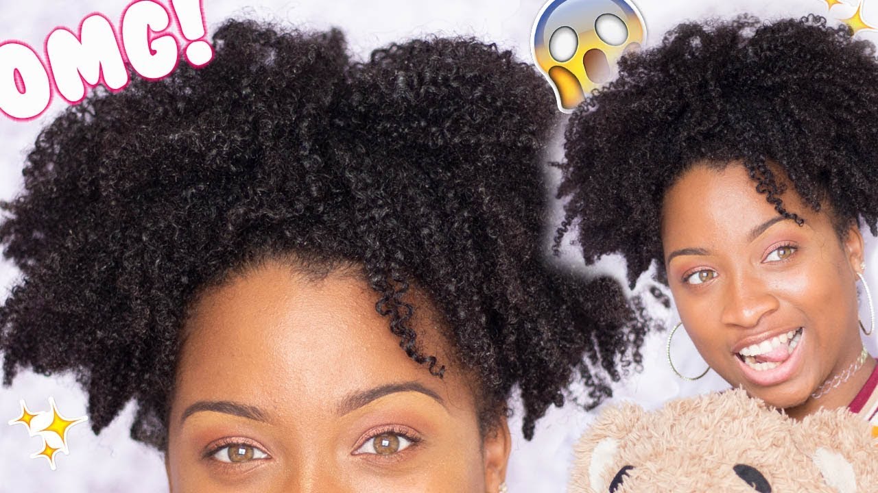 How To | Easily Define Frizzy Type 4 Hair In A Wash & Go ! ➰