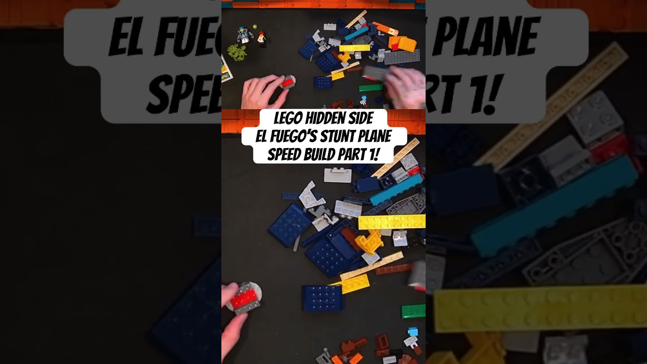 LEGO Hidden Side El Fuego’s Stunt Plane Speed Build Part 1! 