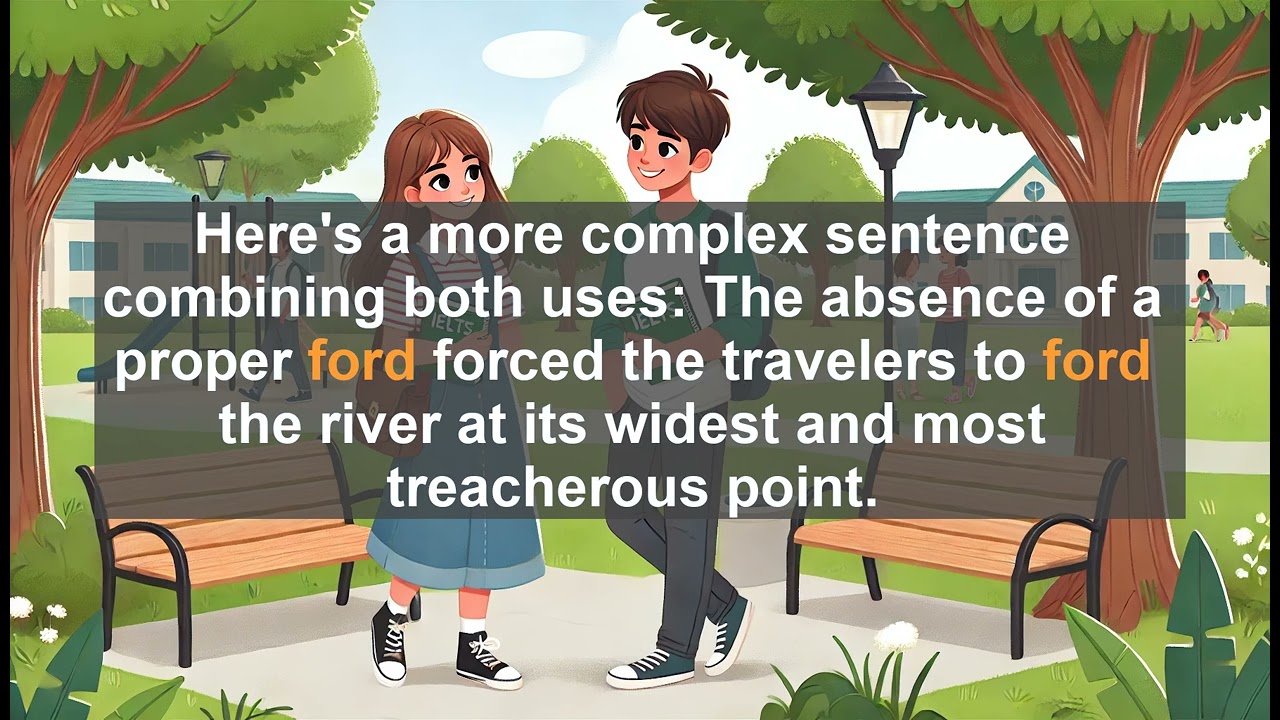 IELTS 9.0 Vocabulary Lesson: Ford - Meaning, Common errors, Synonyms and Antonyms