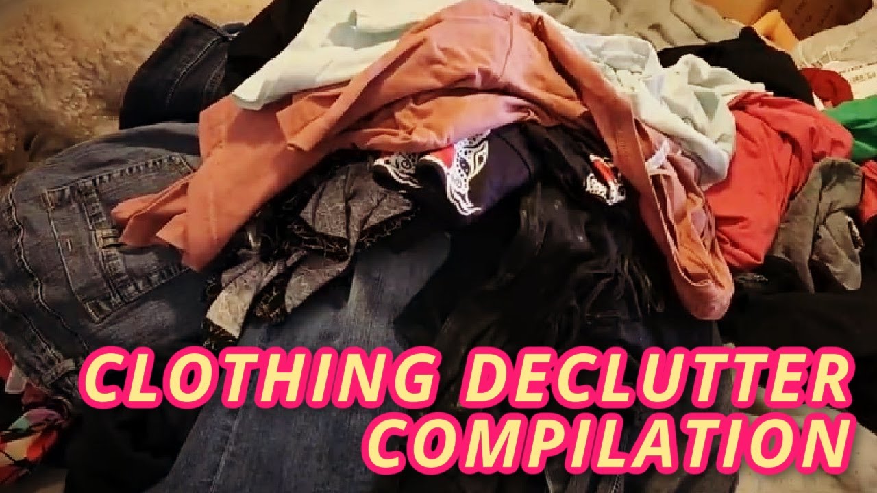 CLOTHING COMPILATION PART 1 | Let's Declutter Our Clothes! (Compilation 1) | My Decluttering Journey
