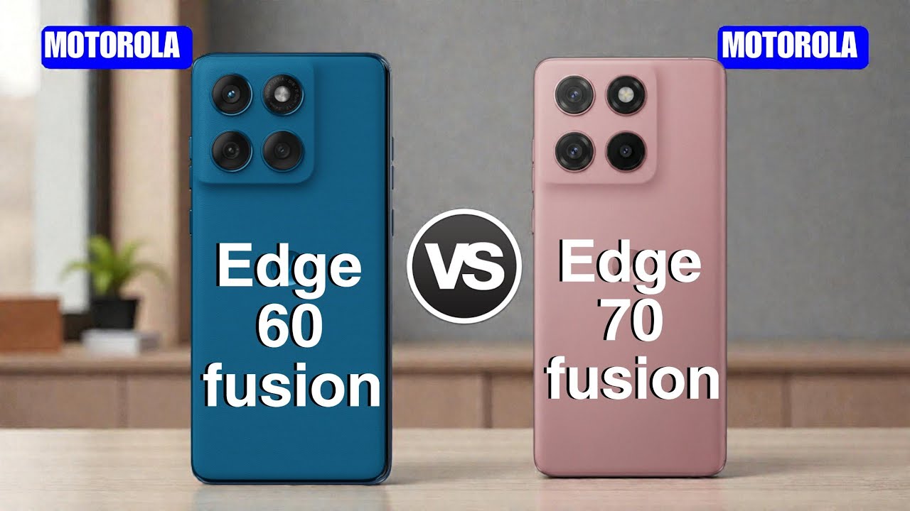 Motorola Edge 60 fusion vs Motorola Edge 70 fusion Full Phone comparison | Motorola phone Companion