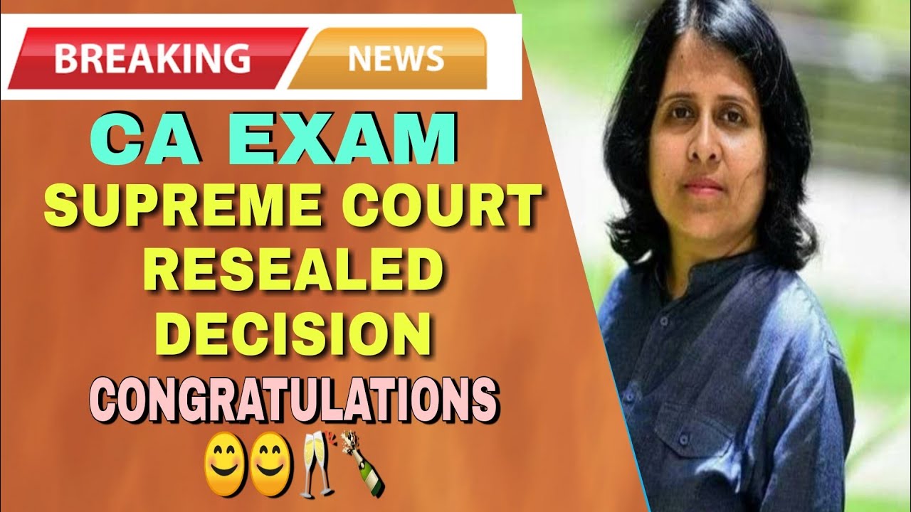 CA EXAM Update 😊। CA PIL hearing letest update। CA EXAM today Supreme Court final decision।I #shorts