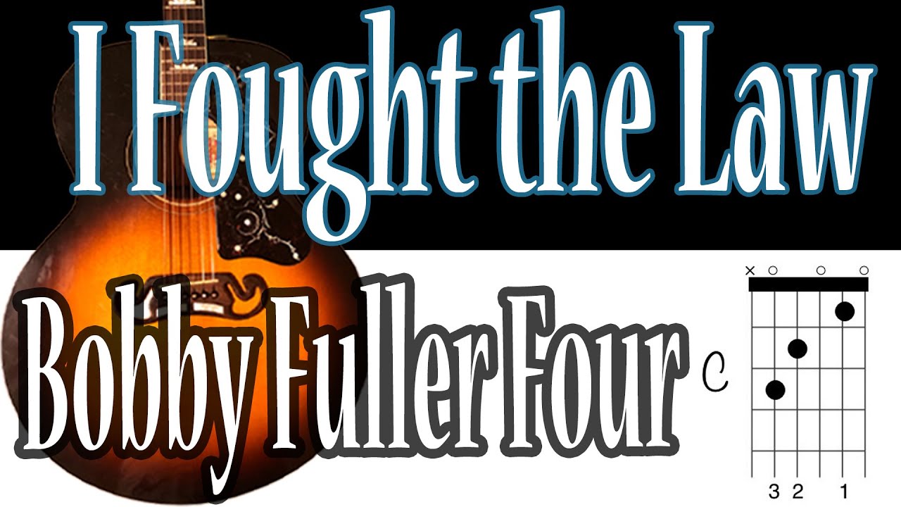 I Fought the Law Easy Guitar Lesson Bobby Fuller Four