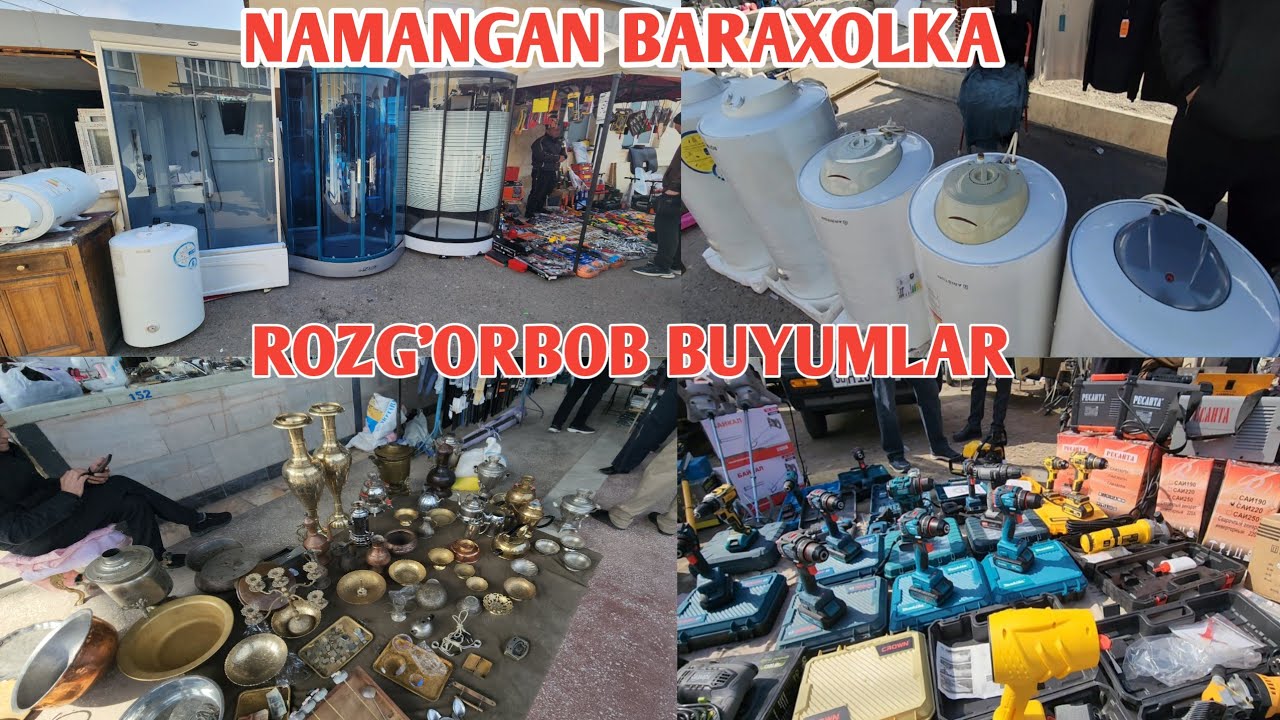 NAMANGAN BARAXOLKA BOZORI ARISTON DUSHAVOY KABINA ASBOB ANJOMLAT USTALAR UCHUN ARZON NARXDA.