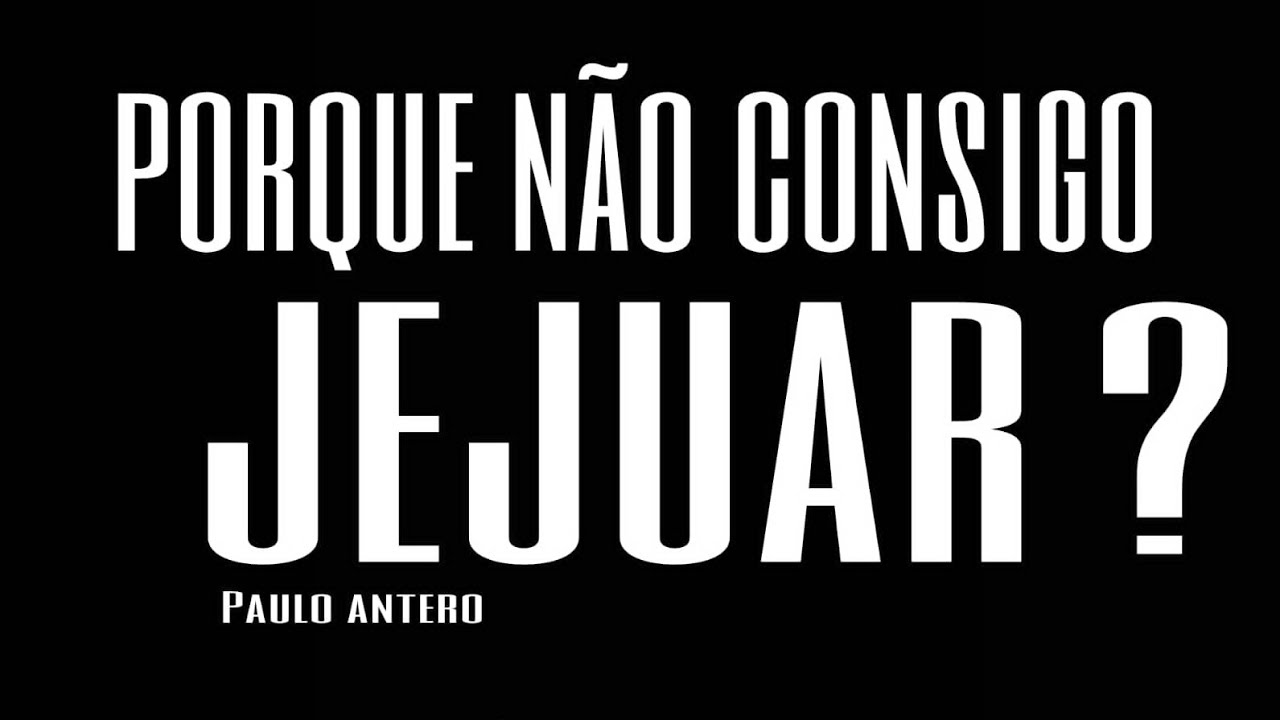 VOC&Ecirc; N&Atilde;O CONSEGUE JEJUAR???