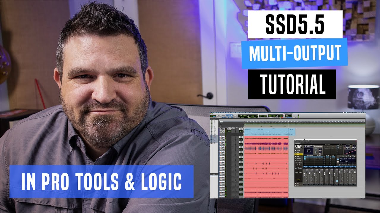 How To Use Multi-Outputs In SSD5.5 - Pro Tools & Logic Pro