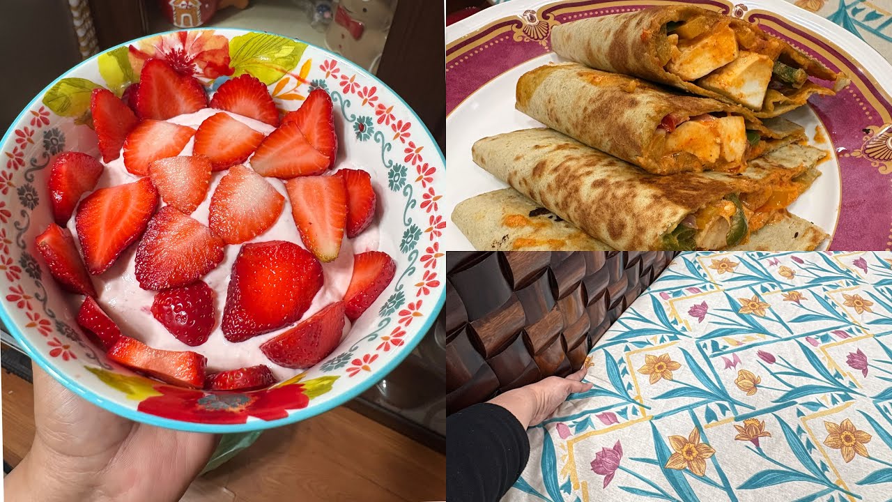 Aaj Cheese cake n tortilla wraps banaye in dinner 