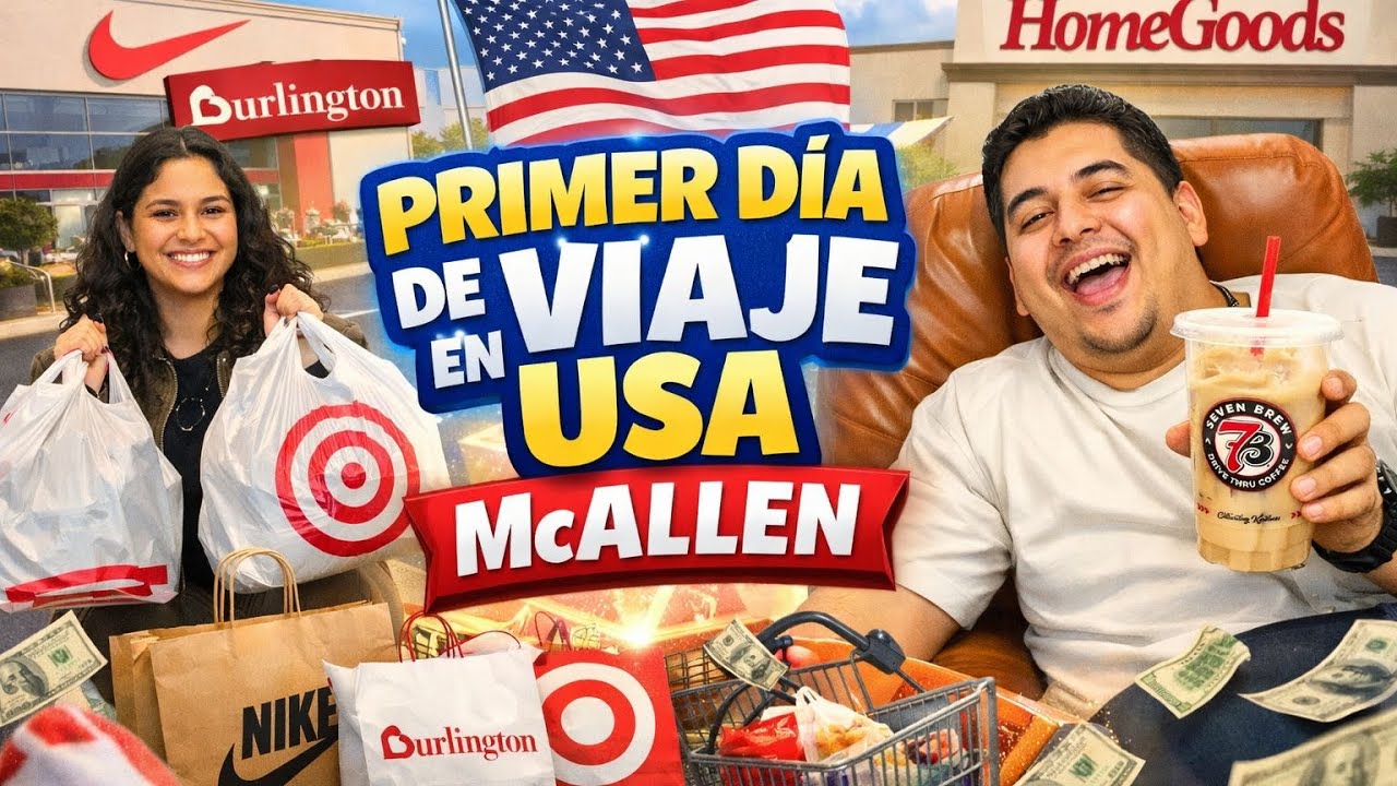 Nos fuimos de VIAJE a MCALLEN 🛣️🚙 compras, comida, café y MÁS 🛍️🛒 VLOG