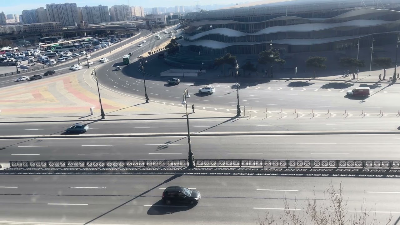 Baku City Ambiance: Relaxing Traffic Flow| Calming Sound | Soothing Traffic Flow 