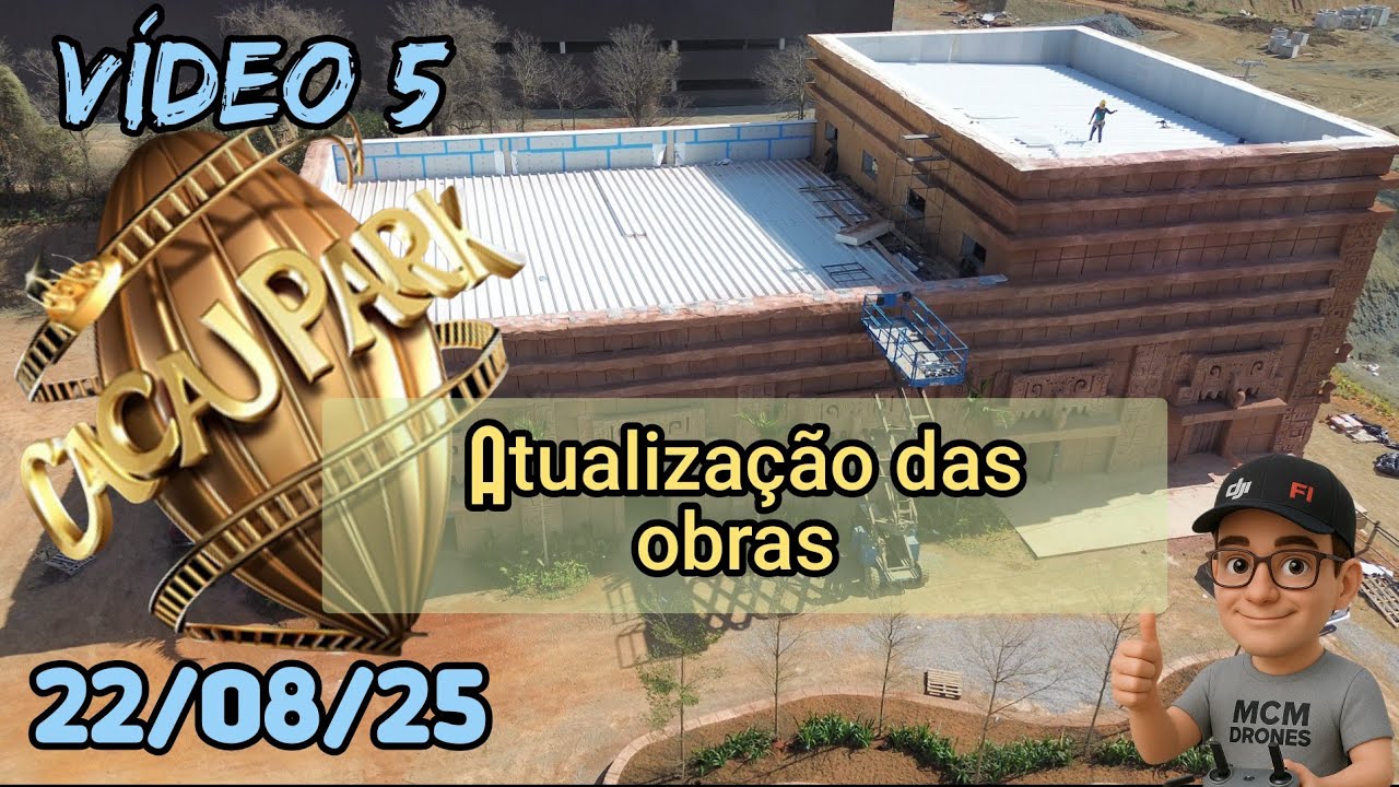 Cacau park as obras não param vídeo 5, evolução das obras