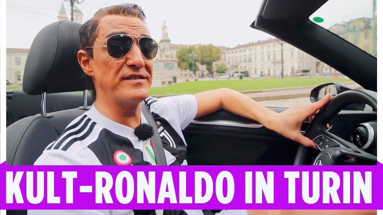 Achtung! Kult-Cristiano-Ronaldo treibt in Turin sein Unwesen! 😂