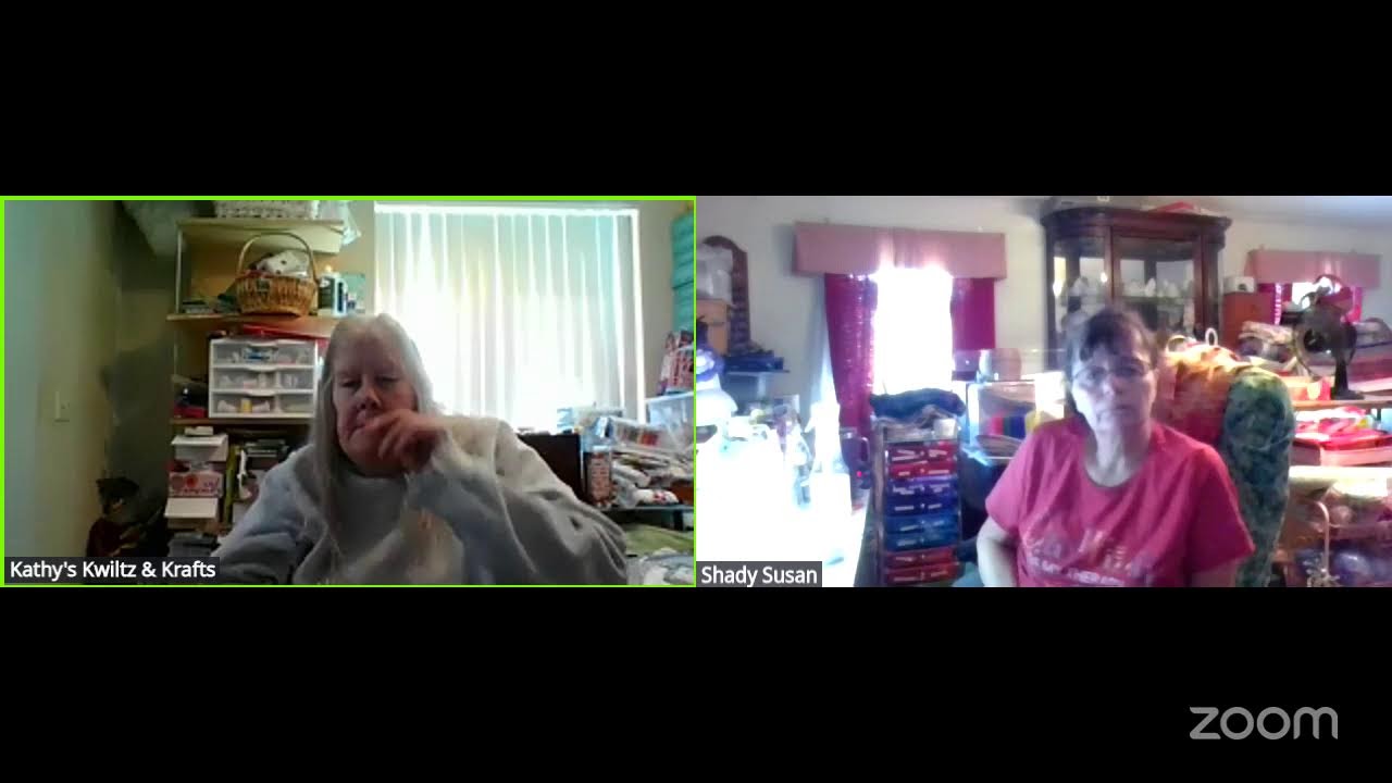 03/10/2026 Kathy's Kwiltz & Crafts's Zoom Meeting! Worked on my Dolphin Diamond Art!!!!