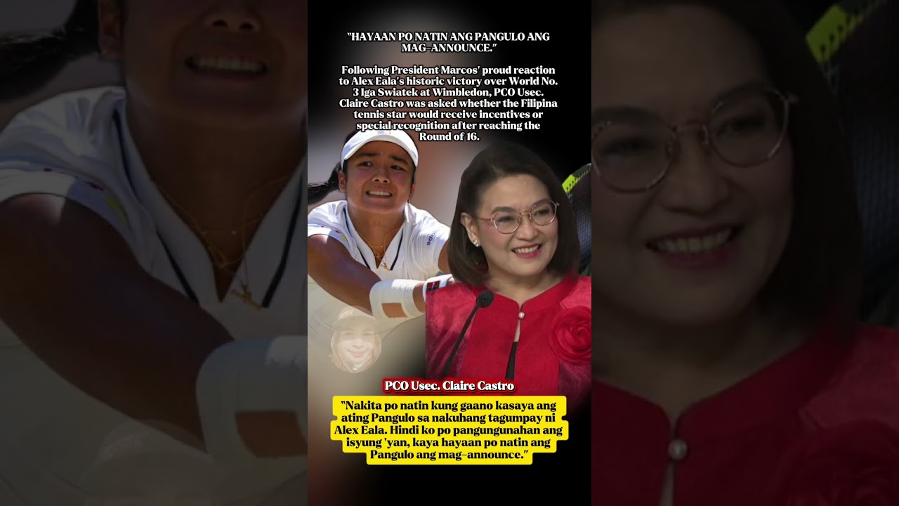 &ldquo;HAYAAN PO NATIN ANG PANGULO ANG MAG-ANNOUNCE.&rdquo; #shorts